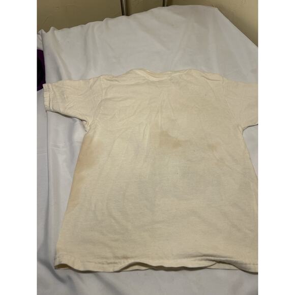 Vtg 1990s Barney Shirt Kids Purple Dinosaur Lyons Group Sz 5 10 Year Anniversary - Picture 10 of 10